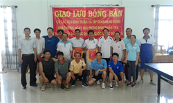 Công đoàn các KCN Bình Thuận tổ chức giao lưu bóng bàn với Tập đoàn Rạng Đông